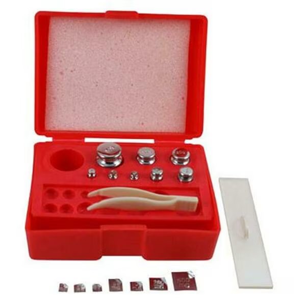 4.6'' x 3.5'' x 1.7'' Calibration Weight Kit - 16 Piece, American Weigh Scales, Mfr#: WGHTKIT